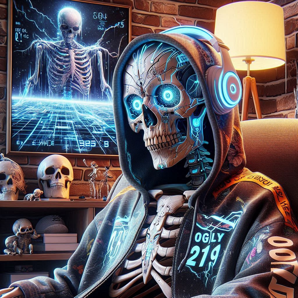 Cyberpunk Skeleton